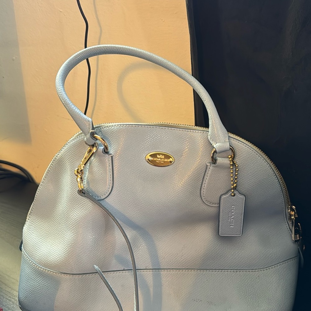 Blue Coach Purse